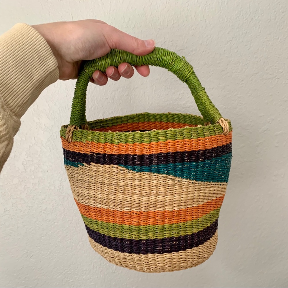 Handmade woven basket/purse